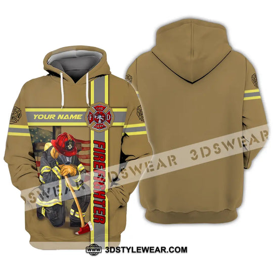 Unisex Shirt - Custom Name Patriot Day 911 Shirt, Firefighter style option 3