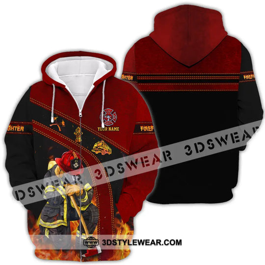 Unisex Shirt - Custom Name Shirt, Patriot Day 911 Firefighter style option 4