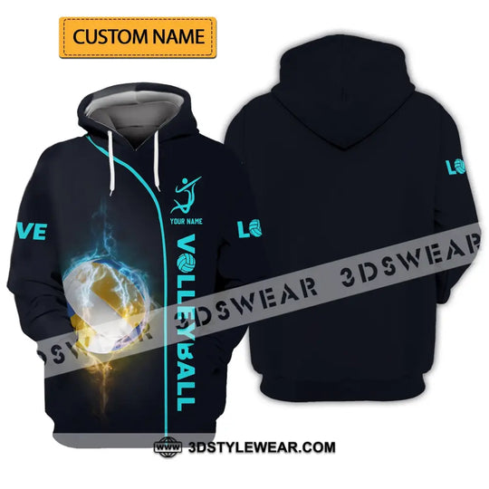 Unisex Shirt - Custom Name Shirt - Personalized Volleyball Shirt - Volleyball Clothing style option 1