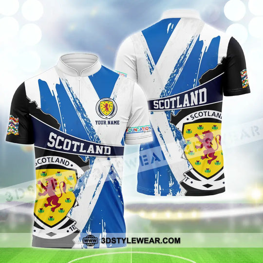 Unisex Shirt - Custom Name Scotland EST.1983 Euro 2024 Shirt style option 3
