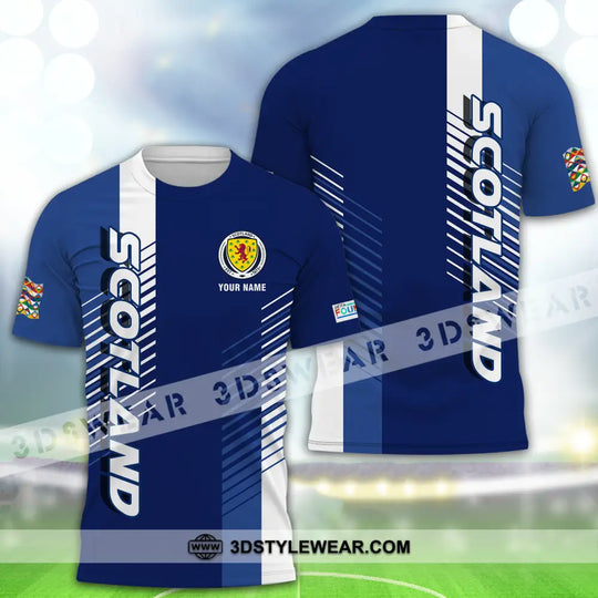 Unisex Shirt - Custom Name Scotland Euro 2024 Shirt style option 2