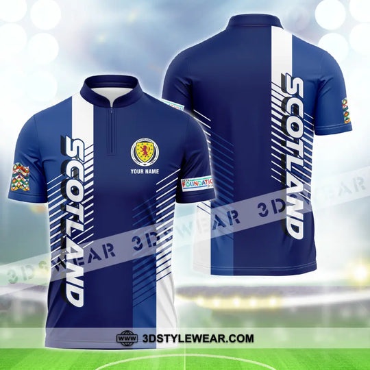 Unisex Shirt - Custom Name Scotland Euro 2024 Shirt style option 3
