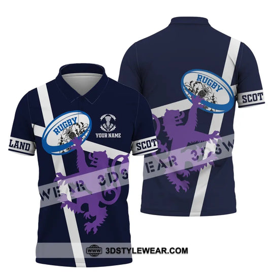 Unisex Shirt, Custom Name Scotland Hoodie, Scotland Rugby Shirt, Scotland Lover T-Shirt style option 4