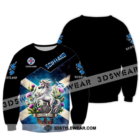 Unisex Shirt - Custom Name Scotland Horse Shirt style option 4