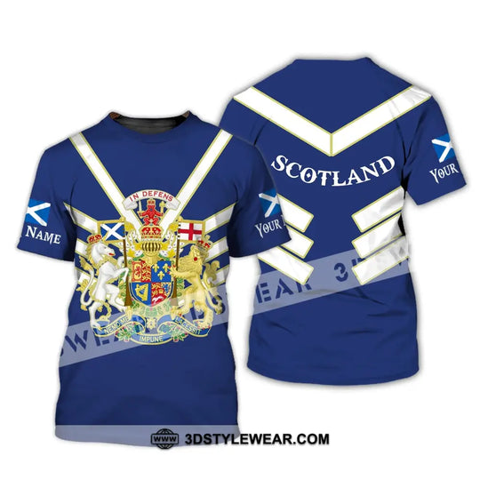 Unisex Shirt, Custom Name Scotland Shirt, In Defens, Scotland T-Shirt style option 2