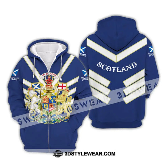 Unisex Shirt, Custom Name Scotland Shirt, In Defens, Scotland T-Shirt style option 3