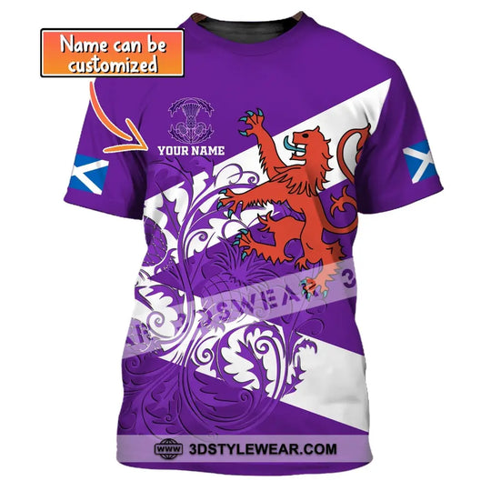Unisex Shirt, Custom Name Scotland Shirt, Scotland Lover T-Shirt, Scottish Shirt style option 1