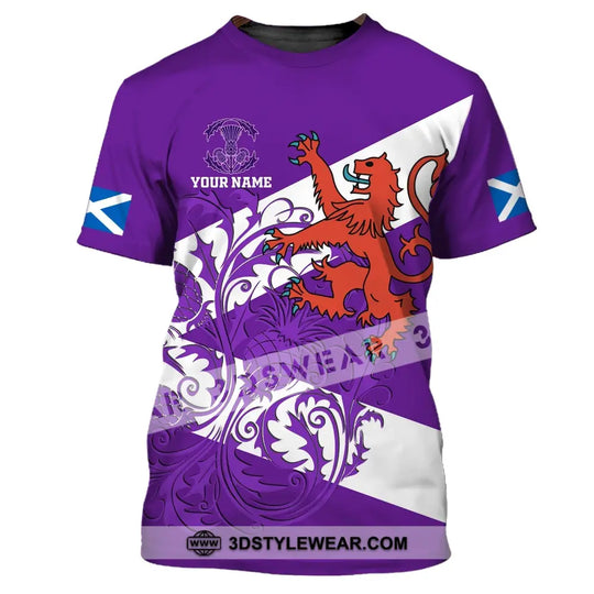 Unisex Shirt, Custom Name Scotland Shirt, Scotland Lover T-Shirt, Scottish Shirt style option 2