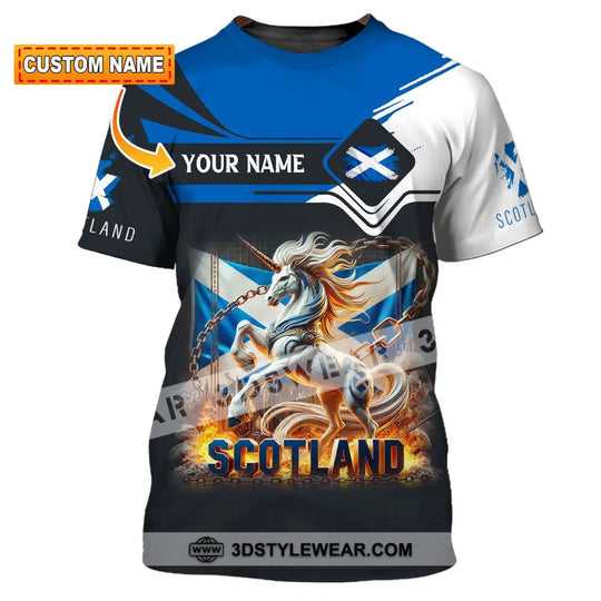 Unisex Shirt, Custom Name Scotland Shirt, Scotland Polo Long Sleeve, Scottish Gift style option 1