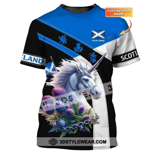 Unisex Shirt, Custom Name Scotland Shirt, Scottish T-Shirt, Scotland Lover Shirt style option 1