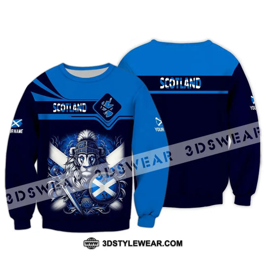 Unisex Shirt - Custom Name Scotland Sport Shirt style option 4