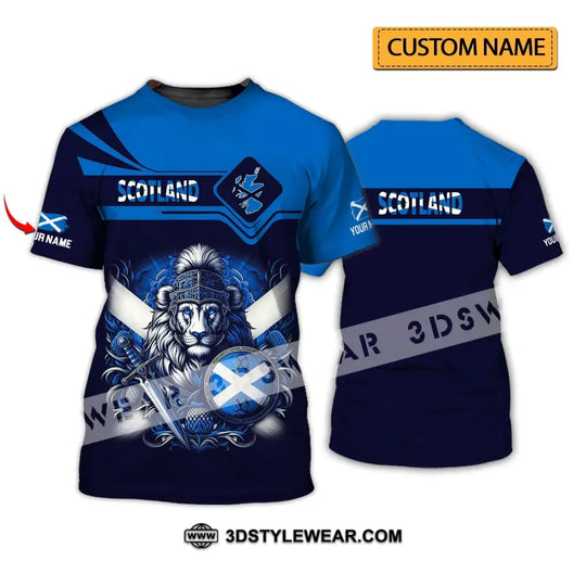 Unisex Shirt - Custom Name Scotland Sport Shirt style option 1