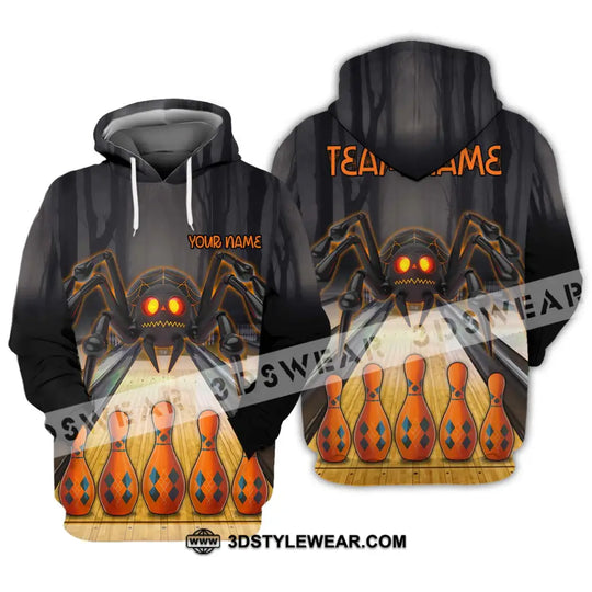 Unisex Shirt - Custom Name Spider Bowling Shirt style option 3