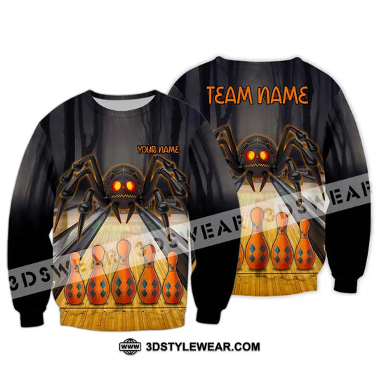 Unisex Shirt - Custom Name Spider Bowling Shirt style option 4