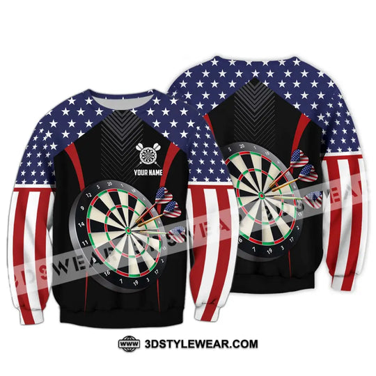 Unisex Shirt - Custom Name Sport Shirt, America Darts style option 4