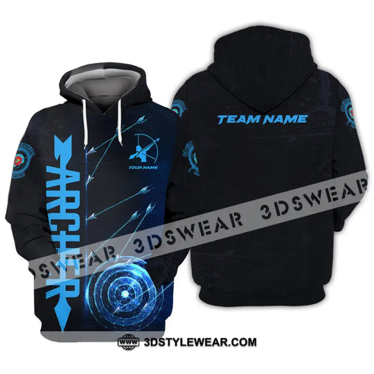 Unisex Shirt - Custom Name Sport Shirt, Archery Player style option 3