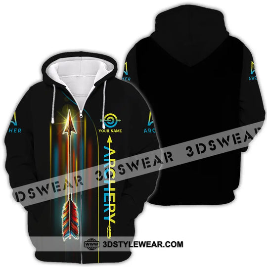 Unisex Shirt - Custom Name Sport Shirt, Archery Player style option 4