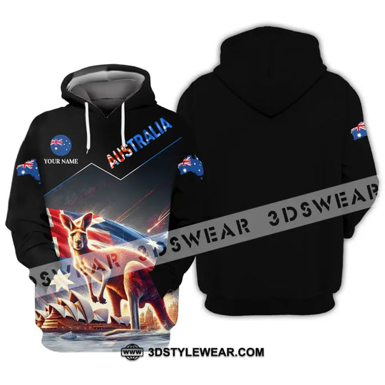 Unisex Shirt - Custom Name Sport Shirt, Australia Icons style option 2