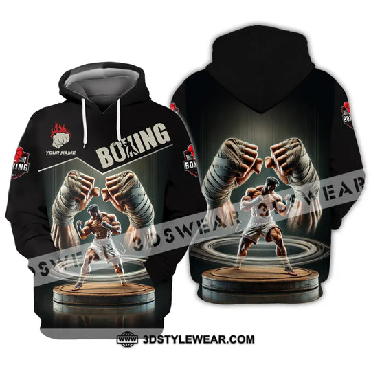 Unisex Shirt - Custom Name Sport Shirt, Boxing Player Boxing Lover style option 3