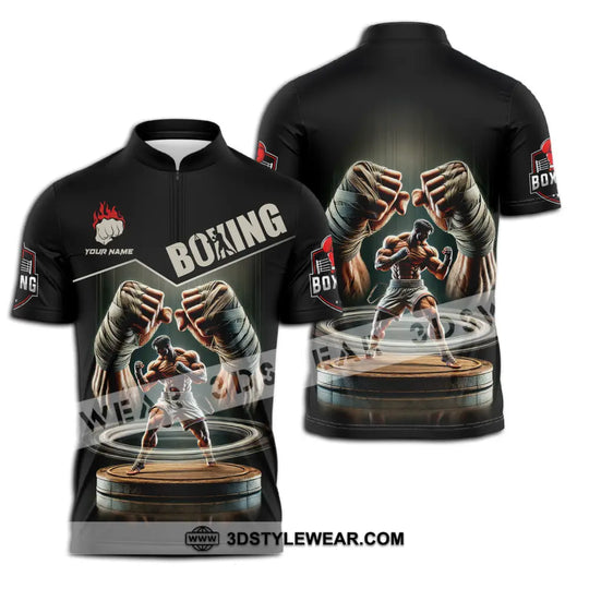 Unisex Shirt - Custom Name Sport Shirt, Boxing Player Boxing Lover style option 2