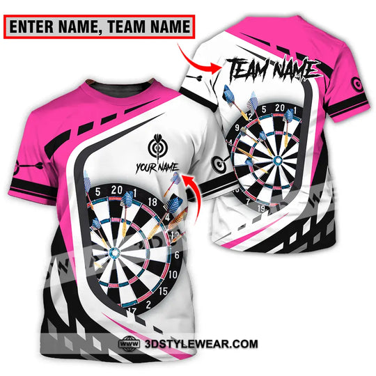 Unisex Shirt - Custom Name Sport Shirt, Darts Player style option 1