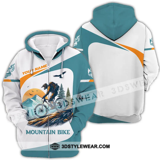 Unisex Shirt - Custom Name Sport Shirt For Mountain Bike Player style option 4