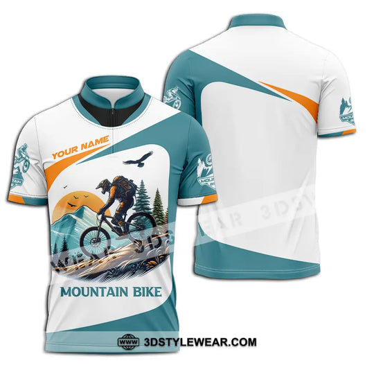 Unisex Shirt - Custom Name Sport Shirt For Mountain Bike Player style option 2