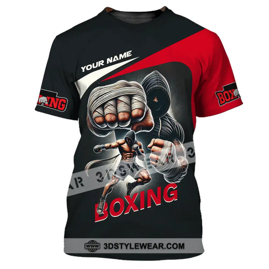 Unisex Shirt - Custom Name Sport Shirt, King Of Boxing style option 2