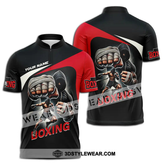 Unisex Shirt - Custom Name Sport Shirt, King Of Boxing style option 3