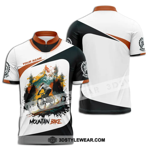 Unisex Shirt - Custom Name Sport Shirt, Mountain Bike Lover style option 2