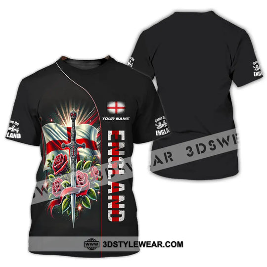 Unisex Shirt - Custom Name Sword Of England style option 2