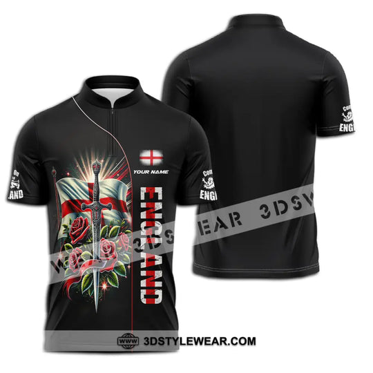 Unisex Shirt - Custom Name Sword Of England style option 3