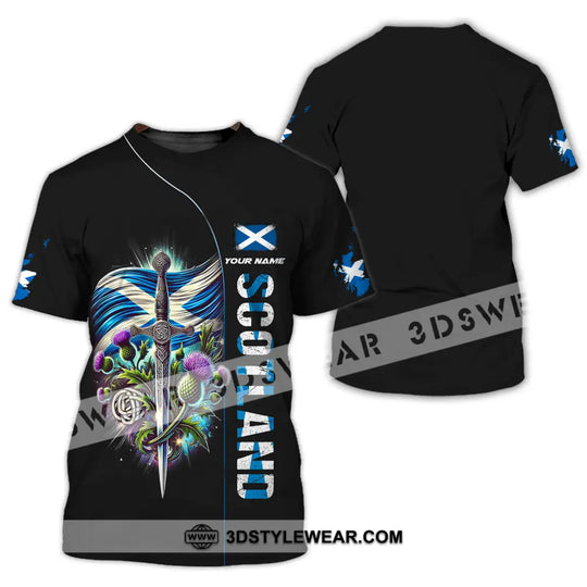 Unisex Shirt - Custom Name Sword Of Scotland style option 2