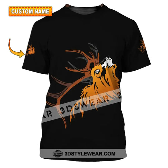 Unisex Shirt - Custom Name T-Shirt, Deer Shirt style option 1