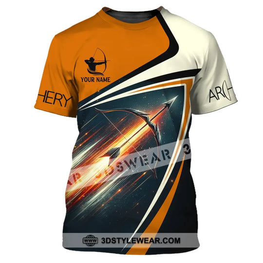 Unisex Shirt, Custom Name T-Shirt, Gifts for Archery Players, Archery Club Shirt style option 2