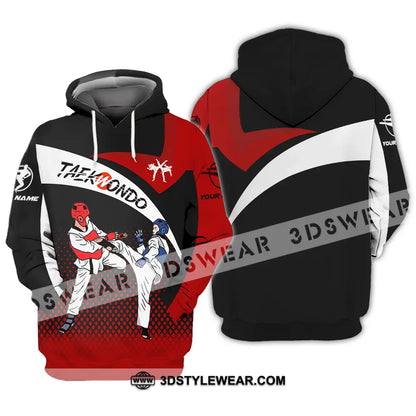 Unisex Shirt - Custom Name Shirt Taekwondo Fighters - Hoodie / S - T-shirt