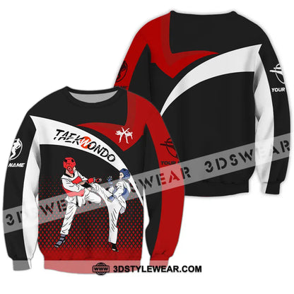 Unisex Shirt - Custom Name Shirt Taekwondo Fighters - Long Sleeve / S - T-shirt
