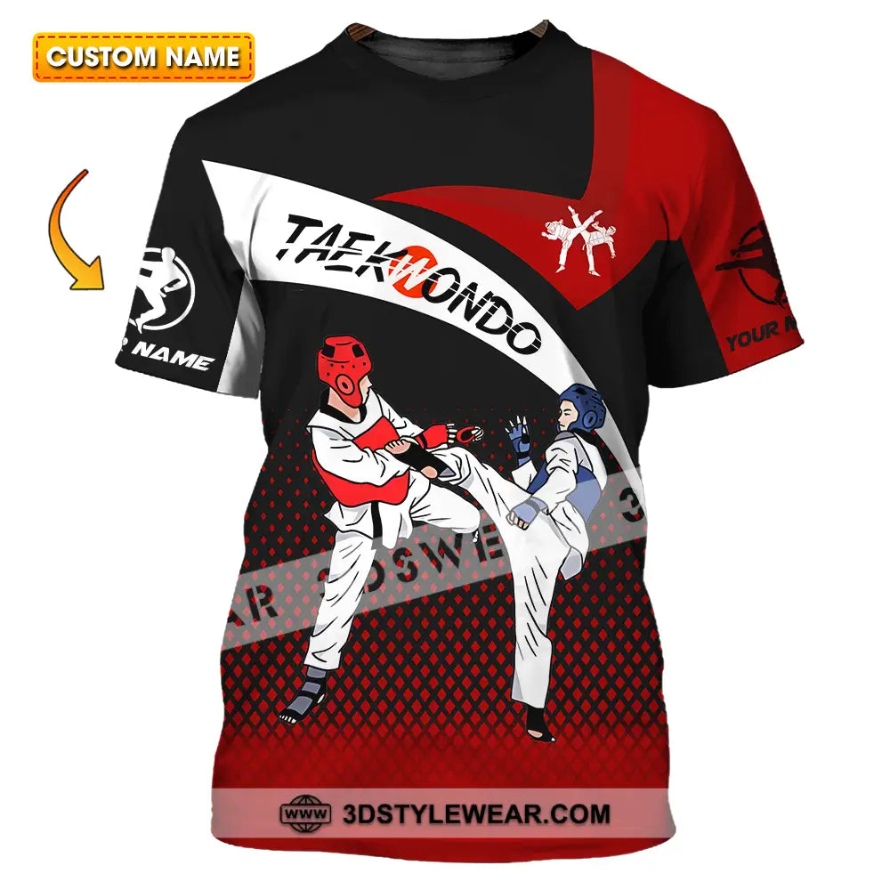 Unisex Shirt - Custom Name Shirt Taekwondo Fighters - T-shirt