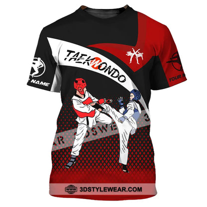 Unisex Shirt - Custom Name Shirt Taekwondo Fighters - T-Shirt / S - T-shirt