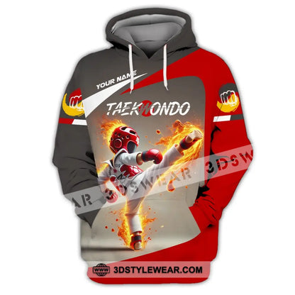 Unisex Shirt - Custom Name Shirt Taekwondo - Hoodie / S - T-shirt