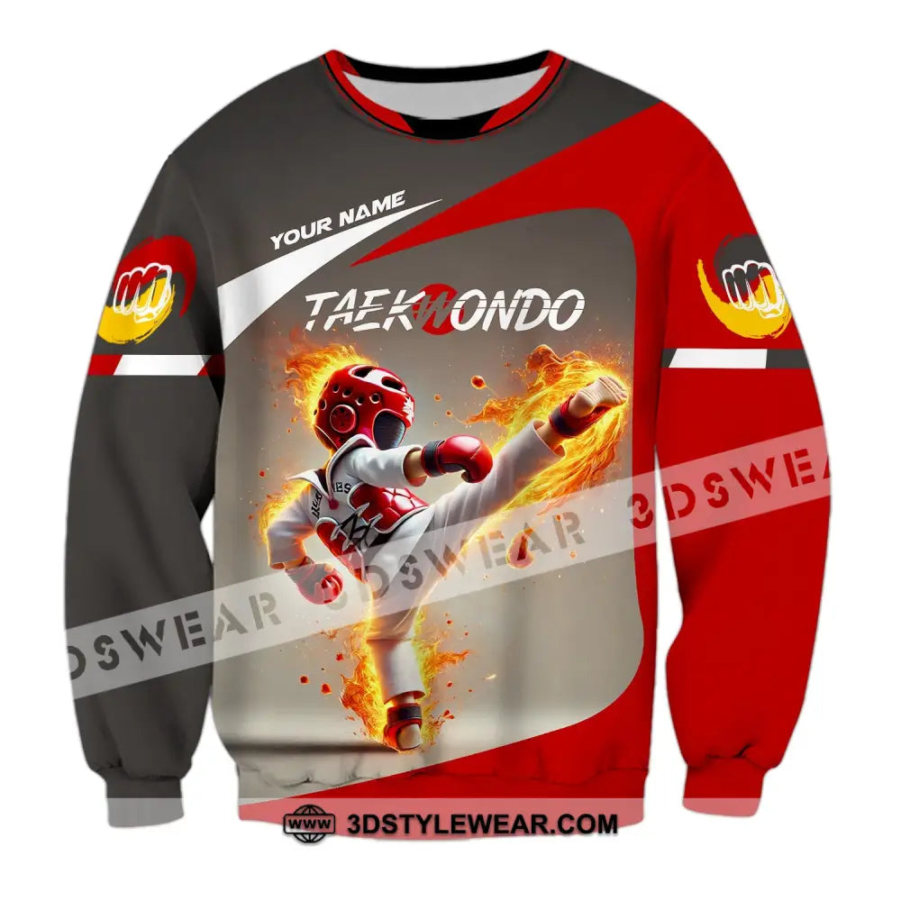 Unisex Shirt - Custom Name Shirt Taekwondo - Long Sleeve / S - T-shirt