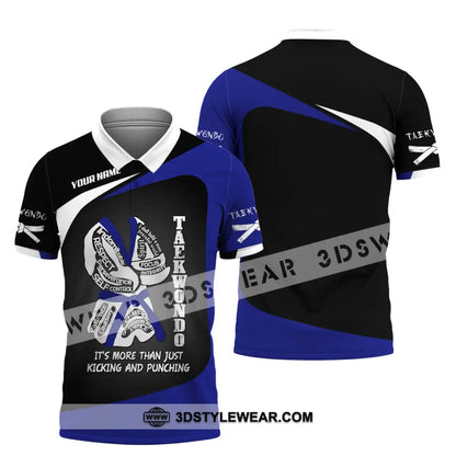 Unisex Shirt Custom Name Taekwondo Shirt Taekwondo Lover Gift - Polo Shirt / S - T-shirt