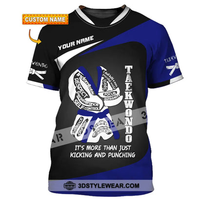 Unisex Shirt Custom Name Taekwondo Shirt Taekwondo Lover Gift - T-shirt