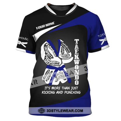Unisex Shirt Custom Name Taekwondo Shirt Taekwondo Lover Gift - T-Shirt / S - T-shirt