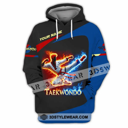 Unisex Shirt Custom Name Taekwondo Shirt Taekwondo Polo Long Sleeve Shirt - Hoodie / S - T-shirt