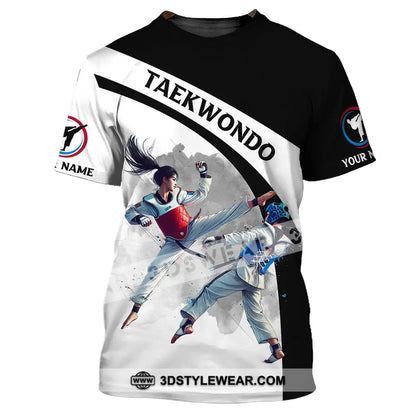 Unisex Shirt - Custom Name Taekwondo Sport Shirt - T-Shirt / S - T-shirt