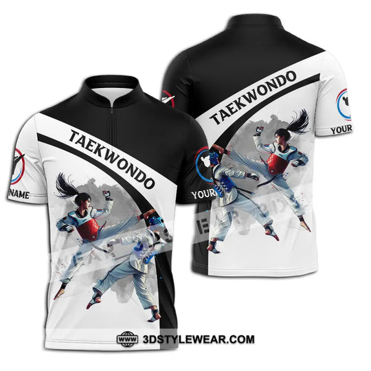 Unisex Shirt - Custom Name Taekwondo Sport Shirt style option 2