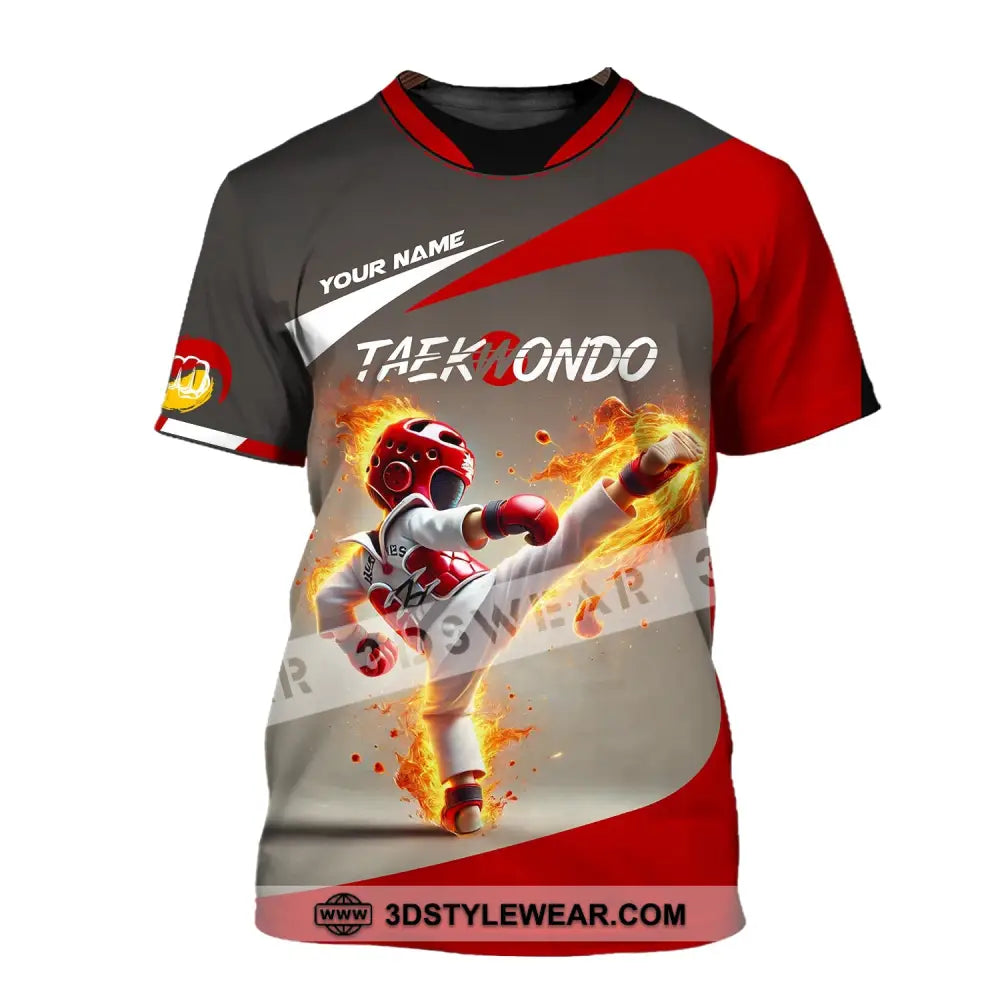 Unisex Shirt - Custom Name Shirt Taekwondo - T-Shirt / S - T-shirt
