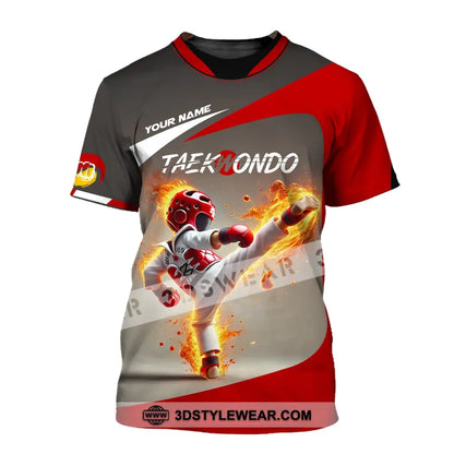 Unisex Shirt - Custom Name Shirt Taekwondo - T-Shirt / S - T-shirt