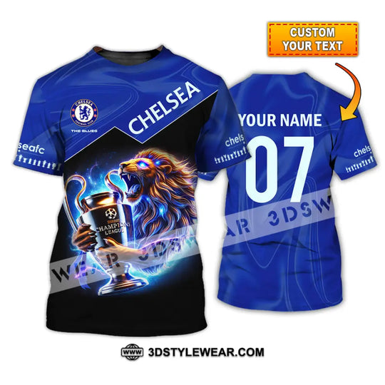Unisex Shirt, Custom Name The Blues T-Shirt, Football Hoodie Long Sleeve Shirt, Gift for Football Lovers style option 1